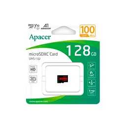 Карта пам'яті Apacer 128GB microSD class 10 UHS-I V10 A1 (AP128GMCSX10UB-RA) - мініатюра 2