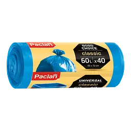 Мішки для сміття Paclan Classic 60 л х 40 шт.
