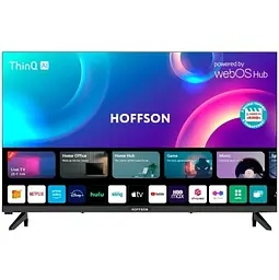 Телевізор 32" HF32HDF24S, Black, LED HD, 1366x768, 60 Гц, Smart TV Hoffson teh0019682