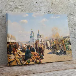 Інтер'єрна картина Ярмарок у Полтаві, Васильківський Сергій (1902), інтер'єрний декор, 40×60 см (id4471) - мініатюра 1