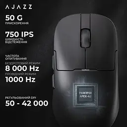 Миша Ajazz AJ159 APEX Black (AJM159-A-B) - мініатюра 15