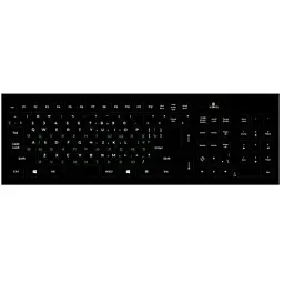 Наклейка на клавіатуру XoKo 109 keys UA/rus green, Latin white (XK-KB-STCK-BG)