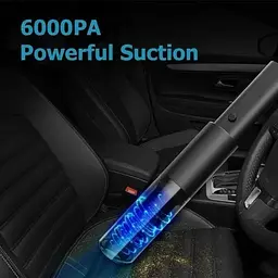 Автомобільний пилосос Grikey Office 505 компактний 2в1 з насадками 6кПа 120W Чорний (GK505) - мініатюра 4
