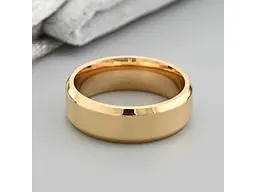 Обручка XUPING Американка 40006 6мм позолота 18К р.18