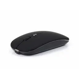 Миша бездротова акумуляторна iMACE Е-1300 USB 2.4 ГГц з підсвіткою Чорна - мініатюра 4