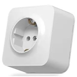 Розетка Videx BINERA IP20 зовнішня 1ая із заземленням біла (VF-BNS21G-W) - мініатюра 1