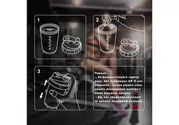 Шейкер спортивний EasyFit Spider 0,5 л Чорно-зелений - мініатюра 4
