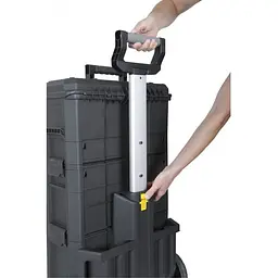 Ящик Stanley Modular Rolling Workshop пластиковий на колесах 86.6x48.8x34.8 см (1-79-206) - мініатюра 5