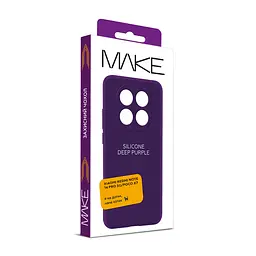 Чохол MAKE Xiaomi Redmi Note 14 Pro 5G/Poco X7 Silicone Deep Purple - мініатюра 3