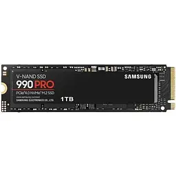 Твердотільний накопичувач SSD 1Tb Samsung 990 Pro PCI-E 4.0 x4 M.2 2280 MLC 3-bit V-NAND 7450/6900 МБ/с (MZ-V9P1T0BW)