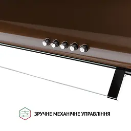 Витяжка плоска PERFELLI PL 5144 Dark BR LED - мініатюра 5