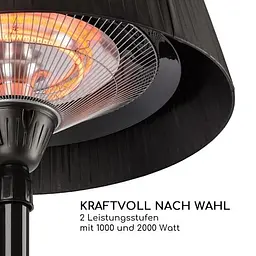 Інфрачервоний обігрівач Blumfeldt Venice Heat Stand 1000/2000Вт (10032567) - мініатюра 5