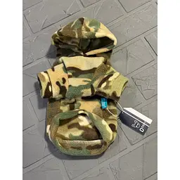 Флісова толстовка для собак "Мілітарі" коричнева XS Multibrand zoo0005635 - мініатюра 5