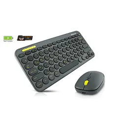 Комплект REAL-EL KIT-635W Wireless/Bluetooth Black (EL123100057) - мініатюра 2