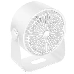 Настільний вентилятор Hoco HX66 desktop circulating fan 3000 mAh White - мініатюра 6
