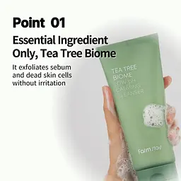 Пінка для вмивання FarmStay Tea Tree Biome Low pH Calming Clean 180 мл - мініатюра 3