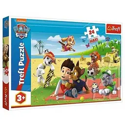Пазли Trefl 24 Maxi Paw Patrol Веселощі на ковдрі 14346 24 ел. Різнокольоровий