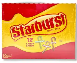Льодяники-тростини Starburst Candy Canes 150г - мініатюра 3