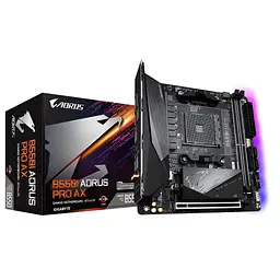 Материнська плата GIGABYTE B550I AORUS PRO AX - мініатюра 5