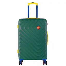 Валіза середня Semi Line 24 дюйми (M) дюйми (M) ABS-пластик Dark Green (T5805-2) - мініатюра 2