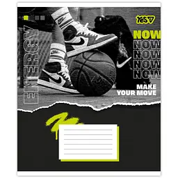 Зошит шкільний Yes No limits А5 36 аркушів клітинка 15 шт. (768840) - мініатюра 5