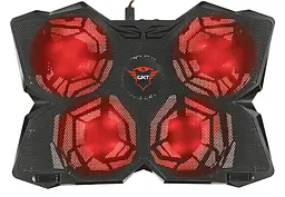 Підставка для ноутбука GXT 278 Yozu до 17.3 RED LED чорний Trust teh0014364