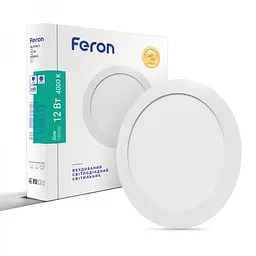 Свiтильник свiтлодiодний Feron AL510-1, 12W 4000K (1884) - мініатюра 2