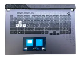 Топкейс ноутбука / верхня панель та клавіатура для ноутбука Asus ROG Strix G17 G713RC, G713RE (90NR08D4-R31UA0) Оригінал від Asus, Верхня панель клавіатури