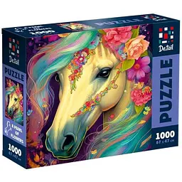 Пазли VLADI TOYS De.tail Перлина квітів (укр) DT1000-12