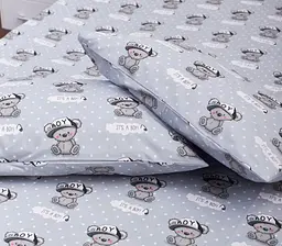Набір наволочок Moon&Star Бязь Gold Люкс Teddy Boy 50х50 см 2 шт - мініатюра 4