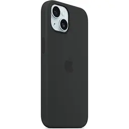 Чохол Silicone Case with MagSafe для Apple iPhone 15 Storm Black ААА [95899] - мініатюра 3
