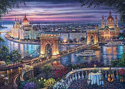 Пазл Clementoni High Quality Collection: Вогні Дунаю, Будапешт, Угорщина (High Quality Collection - Lights of the Danube Puzzle - 1000 pcs.), 1000 ел. (37113) - мініатюра 2