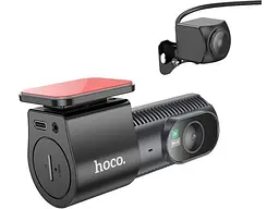 Автомобільний відеореєстратор Hoco DV8 Black (6942007623384)