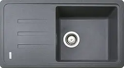Кухонна мийка Adamant SLIM LONG сіра 780x435x200 мм, з крилом 78 см