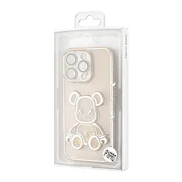 Чохол Shining Bear Case Protected Camera iPhone 16 Pro Gold - мініатюра 2