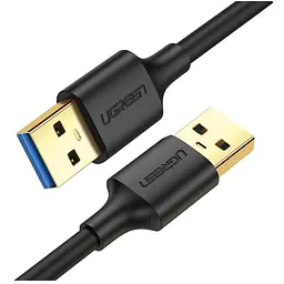 Дата кабель USB 3.0 AM/AM 1.0m US128 black Ugreen (10370)