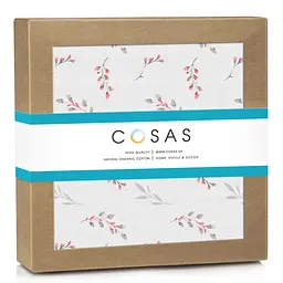 Пелюшки муслінові Cosas Pine Branchlets 75x100 см, рожеві