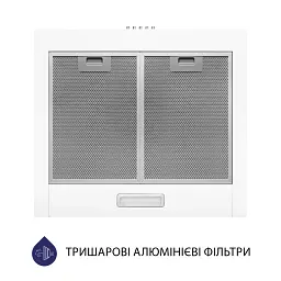 Витяжка купольна Minola HK 5614 WH 1000 LED - мініатюра 5