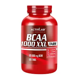 Амінокислота BCAA ActivLab BCAA 1000 XXL, 120 таблеток