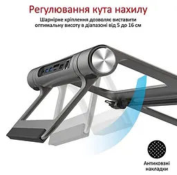 USB-Хаб Promate на 9 портів (primebase-c.grey) - мініатюра 4