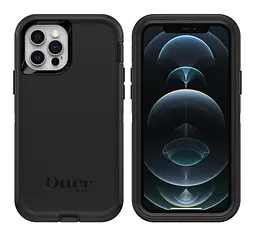 Чохол протиударний з кліпсою OtterBox Defender 77-65449 для iPhone 12 Pro Max (6.7") Black - мініатюра 8