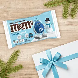 Драже M&M's Winter Blend Milk Chocolate Christmas Candy 283.5г - мініатюра 6