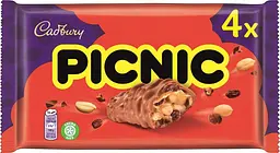 Шоколадні батончики Cadbury Picnic 4 шт х 38 г