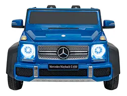 Дитячий електромобіль Mercedes Benz Maybach G650, з регулюванням сидінь, синій - мініатюра 2