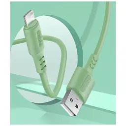 Дата кабель USB 2.0 AM to USB-C 1.0m soft silicone green ColorWay (CW-CBUC042-GR) - мініатюра 3