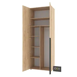 Шафа для одягу комбінована Idea Д-128 Дуб Крафт - мініатюра 4