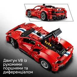 Конструктор LEGO Technic Автомобіль Ferrari 488 Pista 882 ел.(42235) - мініатюра 14