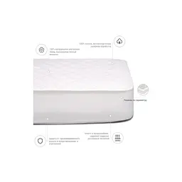 Наматрацник MirSon 951 Natural Line Стандарт Eco 90x190 см (2200000835550) - мініатюра 3