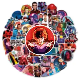 Стікерпак Дуже дивні справи Набір наклейок GeekLand Stranger Things 50 штук - мініатюра 3