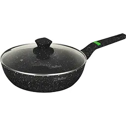 Сковорода з кришкою Bollire Venezia Wok, 24 см (BR-1009)